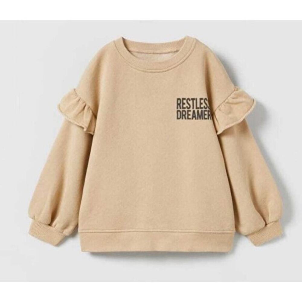 Zara Girls Ruffle Sweater - Restless Dreamer